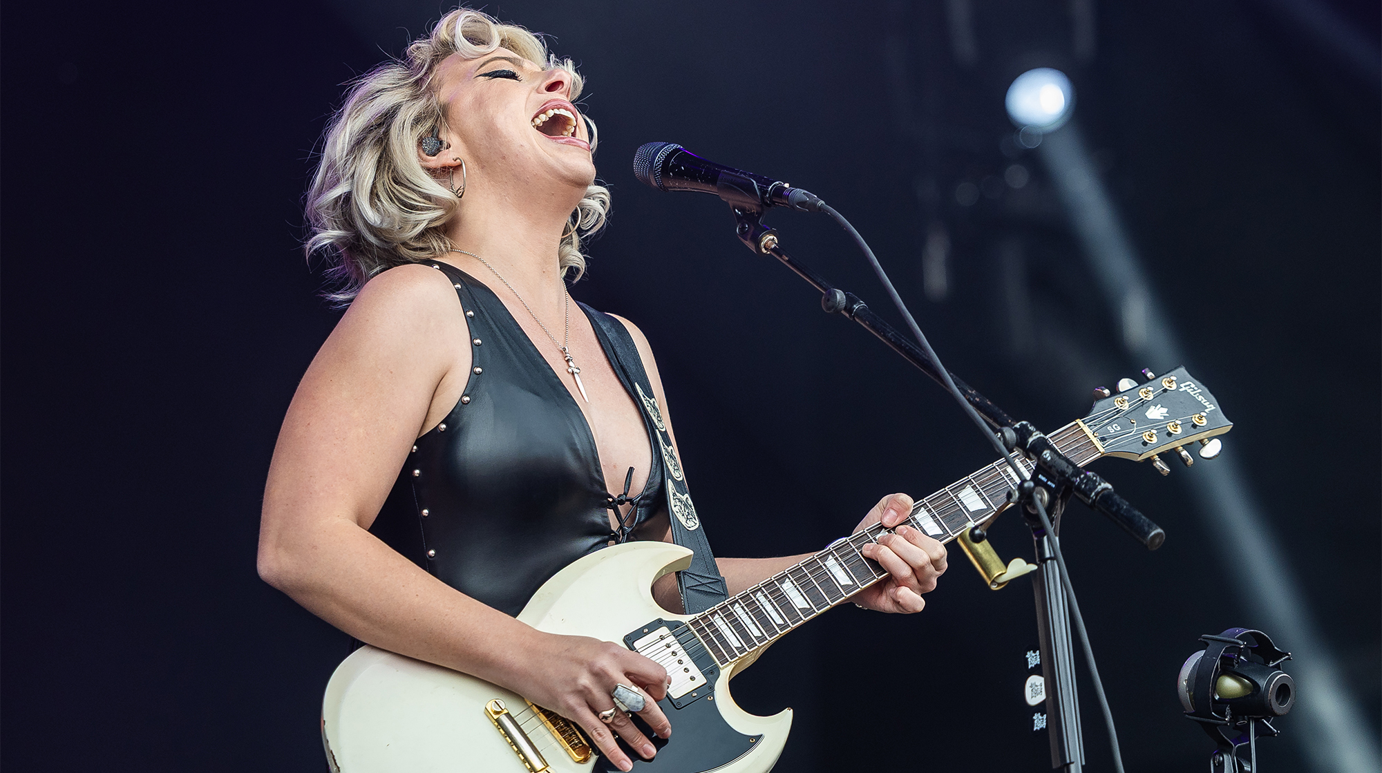 Samantha Fish performing live on stage